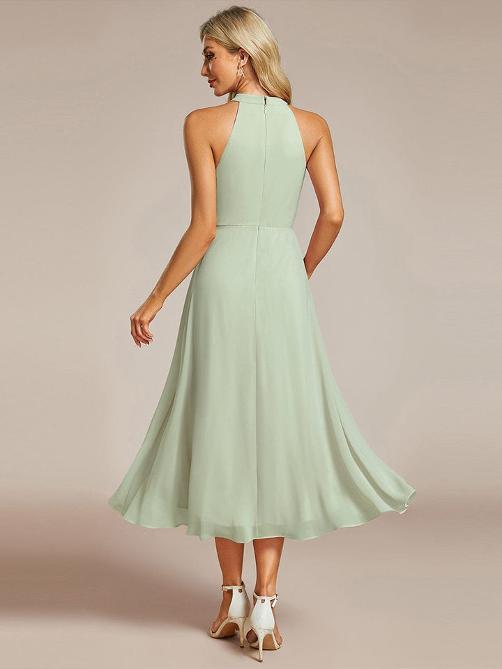 Posie Halter Midi Dress | Alaric & Cyniora London