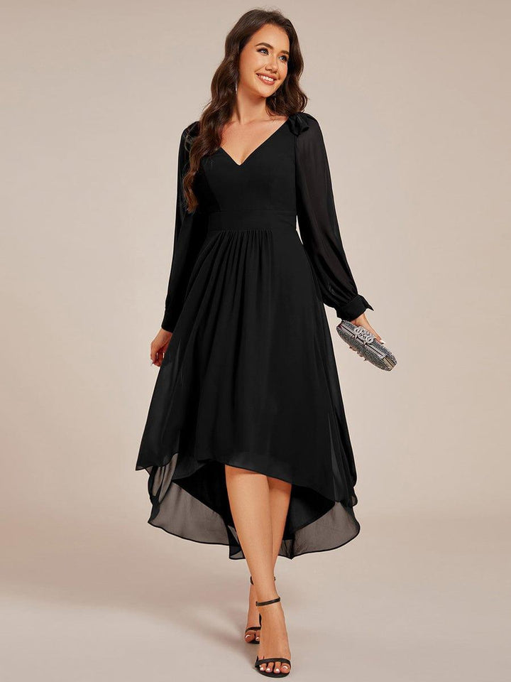 Mylan V-neck Midi Dress | Alaric & Cyniora London