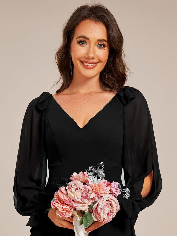 Mylan V-neck Midi Dress | Alaric & Cyniora London