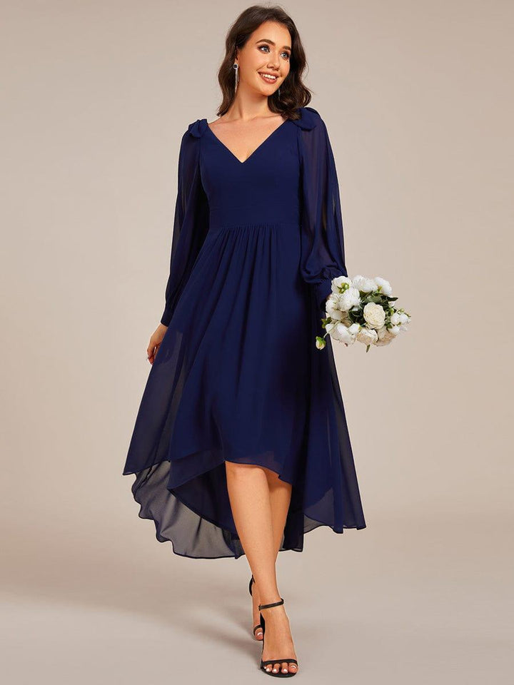 Mylan V-neck Midi Dress | Alaric & Cyniora London