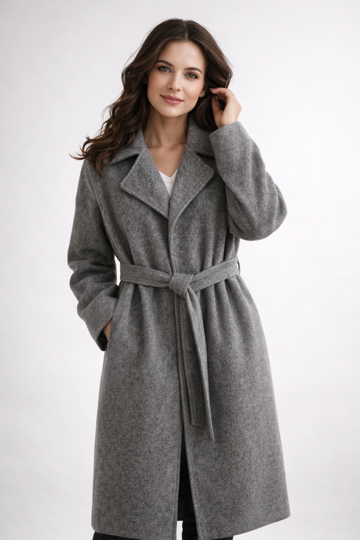 Hayley Elegant Belted Coat | Alaric & Cyniora London