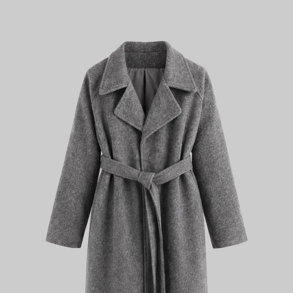 Hayley Elegant Belted Coat | Alaric & Cyniora London