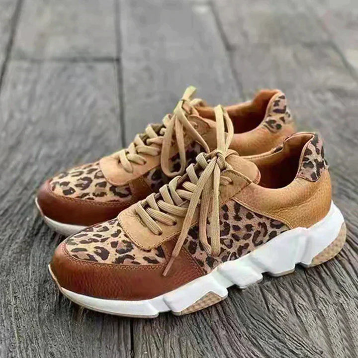 Crizzy Comfortable Leopard Sneakers | Alaric & Cyniora London