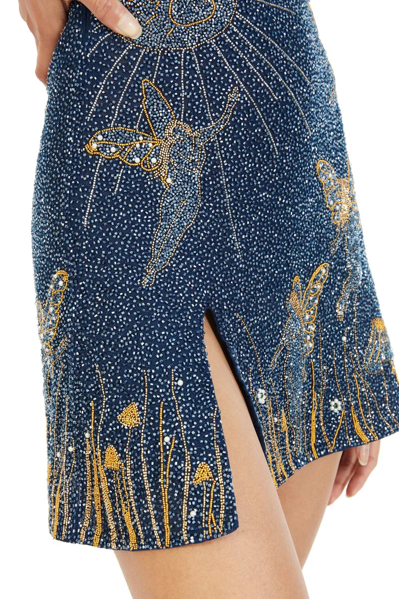 Celeste Midnight Mini Dress | Alaric & Cyniora London