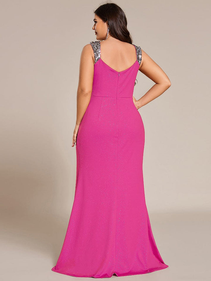 ever NOIRE|Elegant Sequin Prom Dress