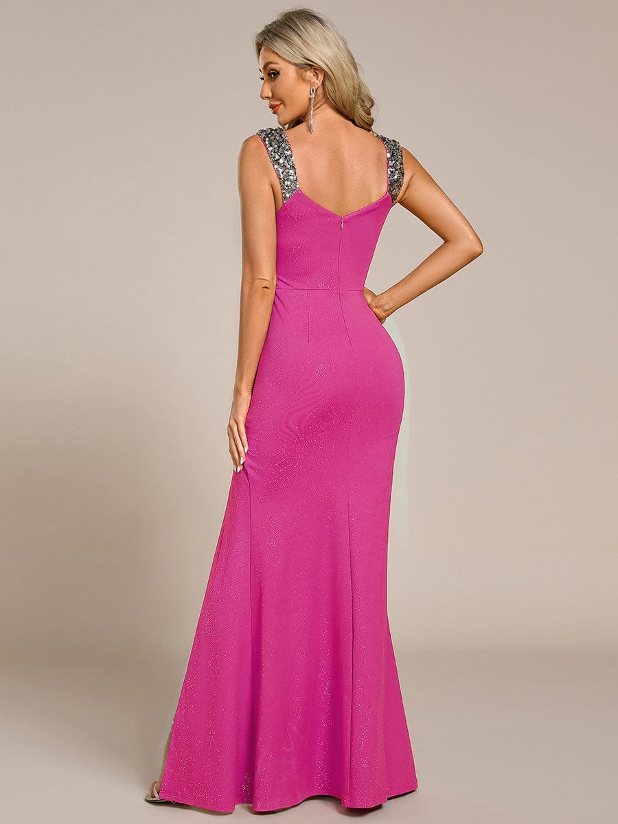 ever NOIRE|Elegant Sequin Prom Dress