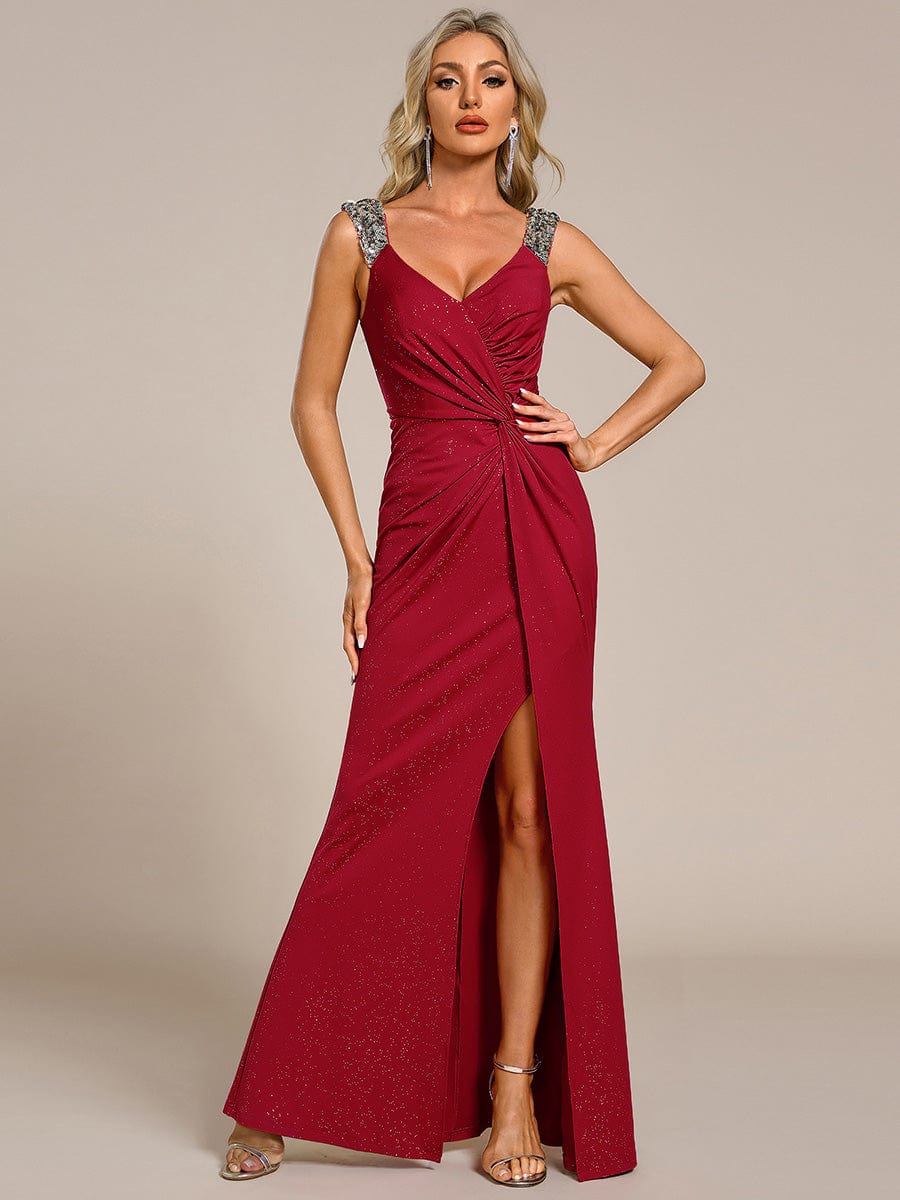 ever NOIRE|Elegant Sequin Prom Dress