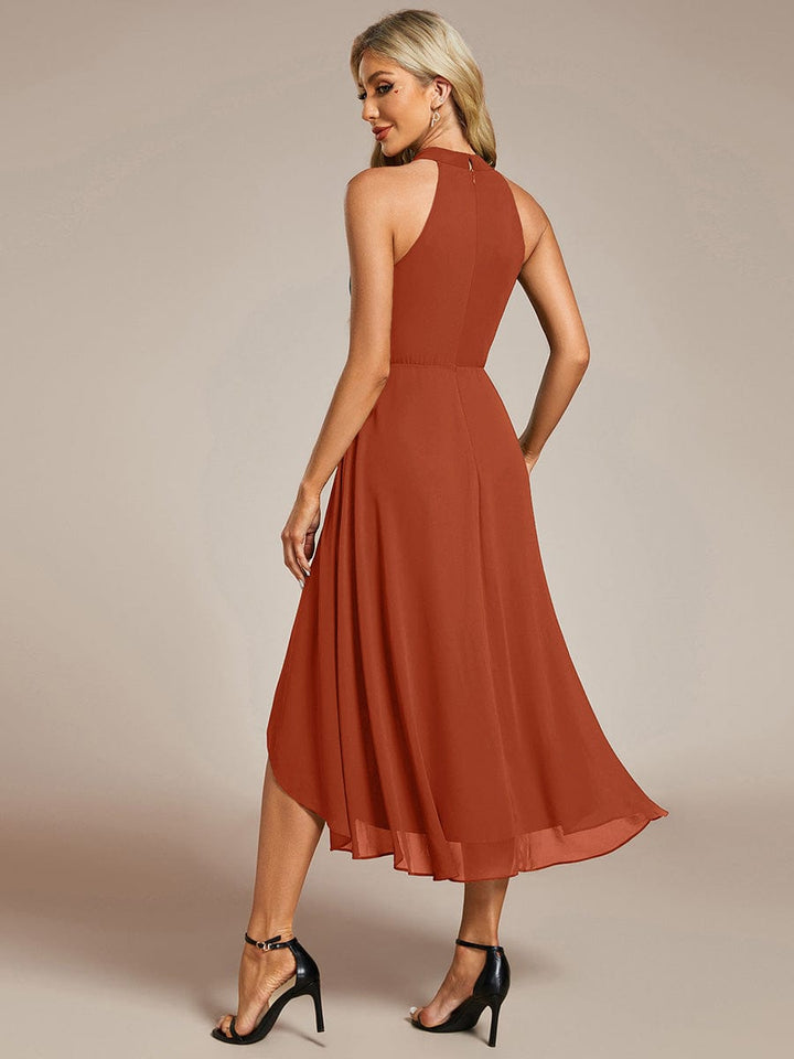 Posie Halter Midi Dress | Alaric & Cyniora London