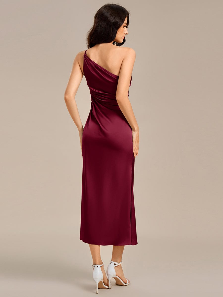 Reiko Mermaid Satin Midi Dress | Alaric & Cyniora London