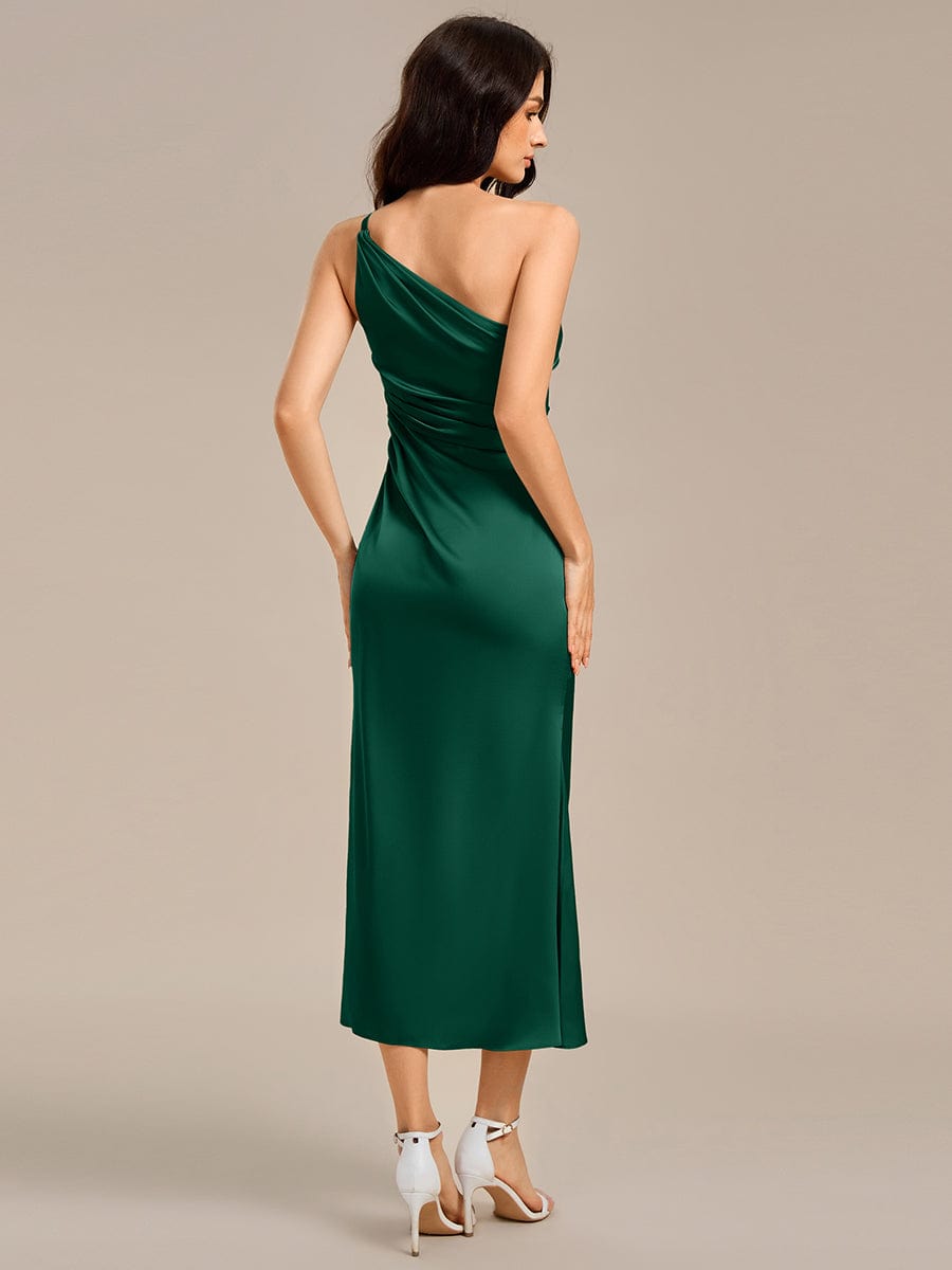 Reiko Mermaid Satin Midi Dress | Alaric & Cyniora London