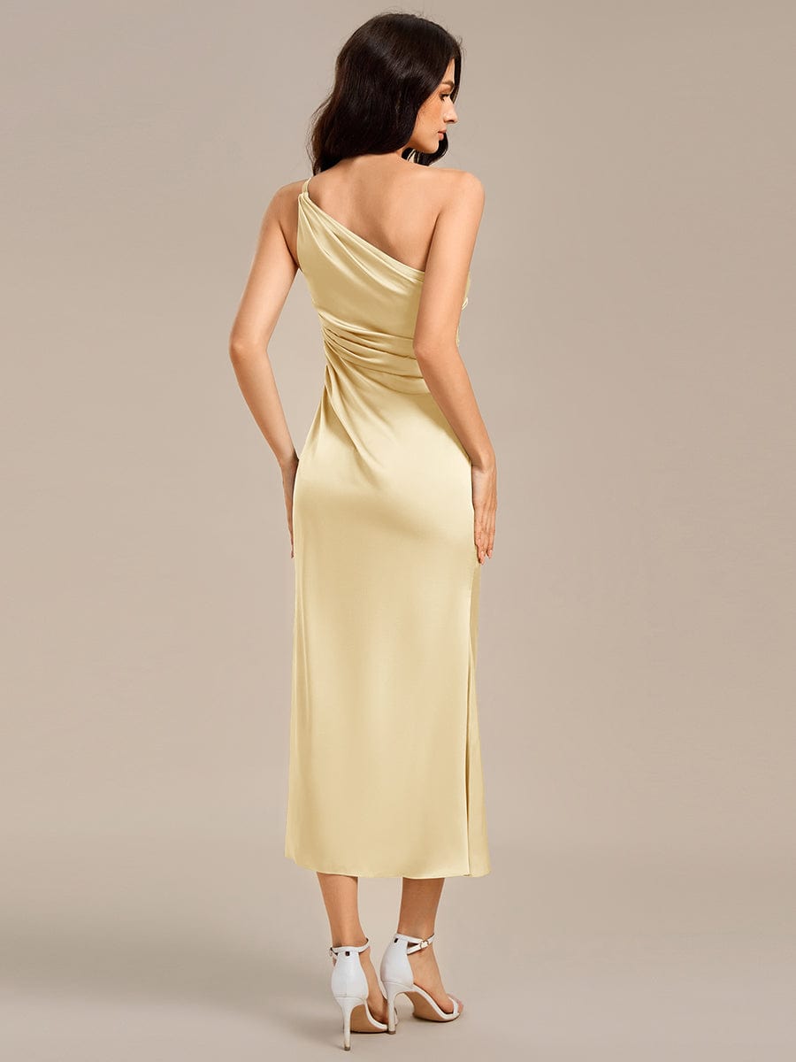 Reiko Mermaid Satin Midi Dress | Alaric & Cyniora London