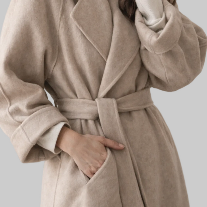 Hayley Elegant Belted Coat | Alaric & Cyniora London