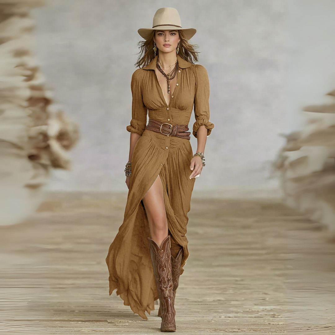 Andrea Chic Maxi Dress | Alaric & Cyniora London