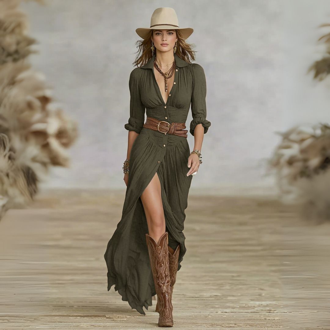 Andrea Chic Maxi Dress | Alaric & Cyniora London