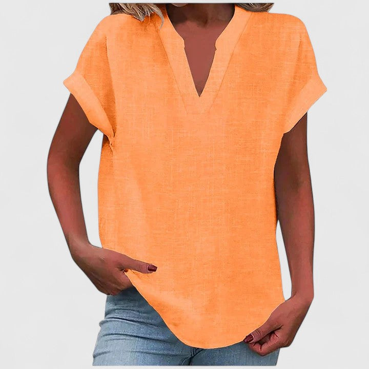 Xavinah V-Neck Blouse | Alaric & Cyniora London