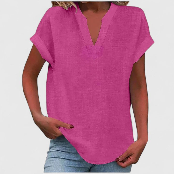 Xavinah V-Neck Blouse | Alaric & Cyniora London