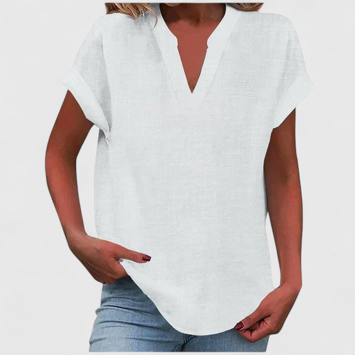 Xavinah V-Neck Blouse | Alaric & Cyniora London
