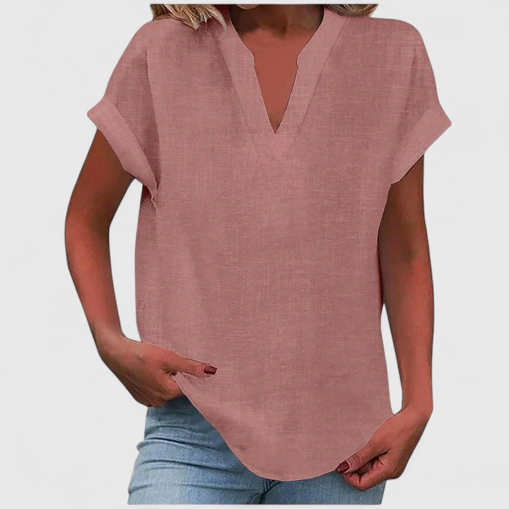 Xavinah V-Neck Blouse | Alaric & Cyniora London