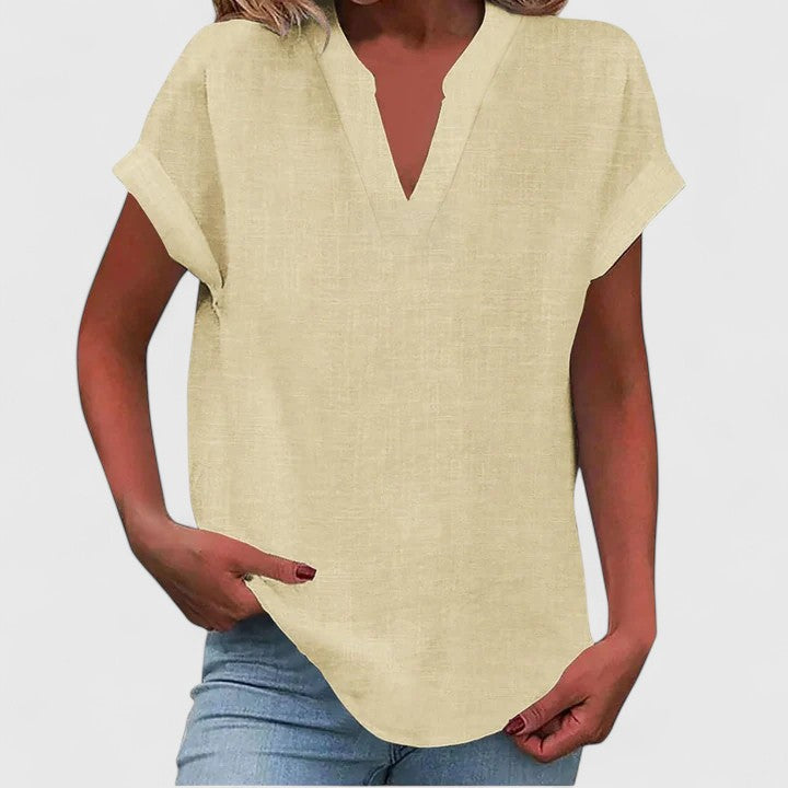Xavinah V-Neck Blouse | Alaric & Cyniora London