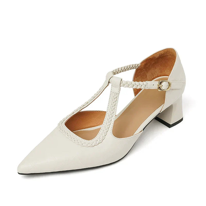 Josephine Leather Heels | Alaric & Cyniora London