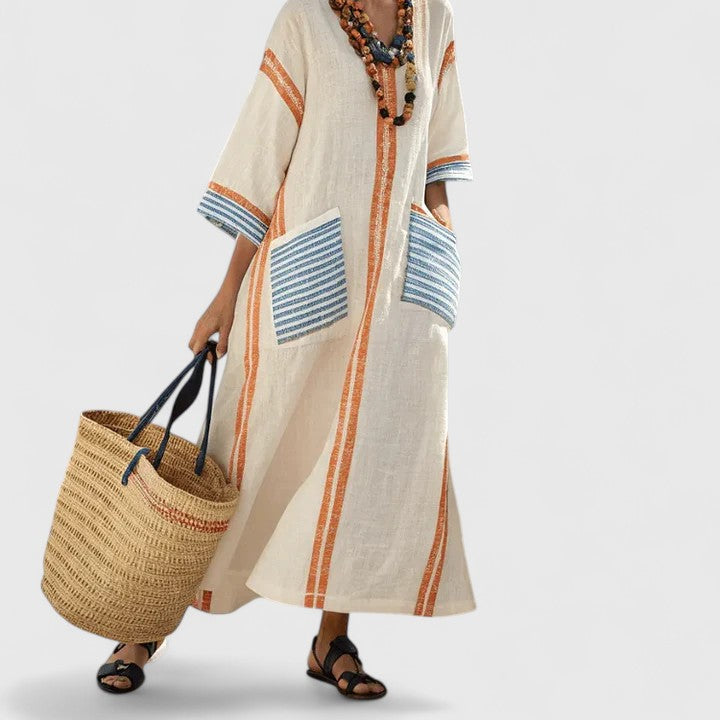 Kyvanna Elegant Maxi Dress | Alaric & Cyniora London