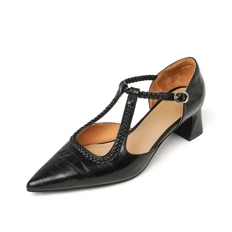 Josephine Leather Heels | Alaric & Cyniora London
