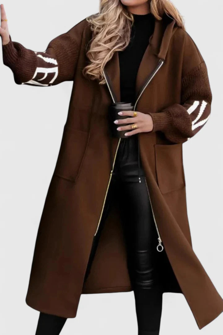 Vaye Elegant Hooded Coat | Alaric & Cyniora London