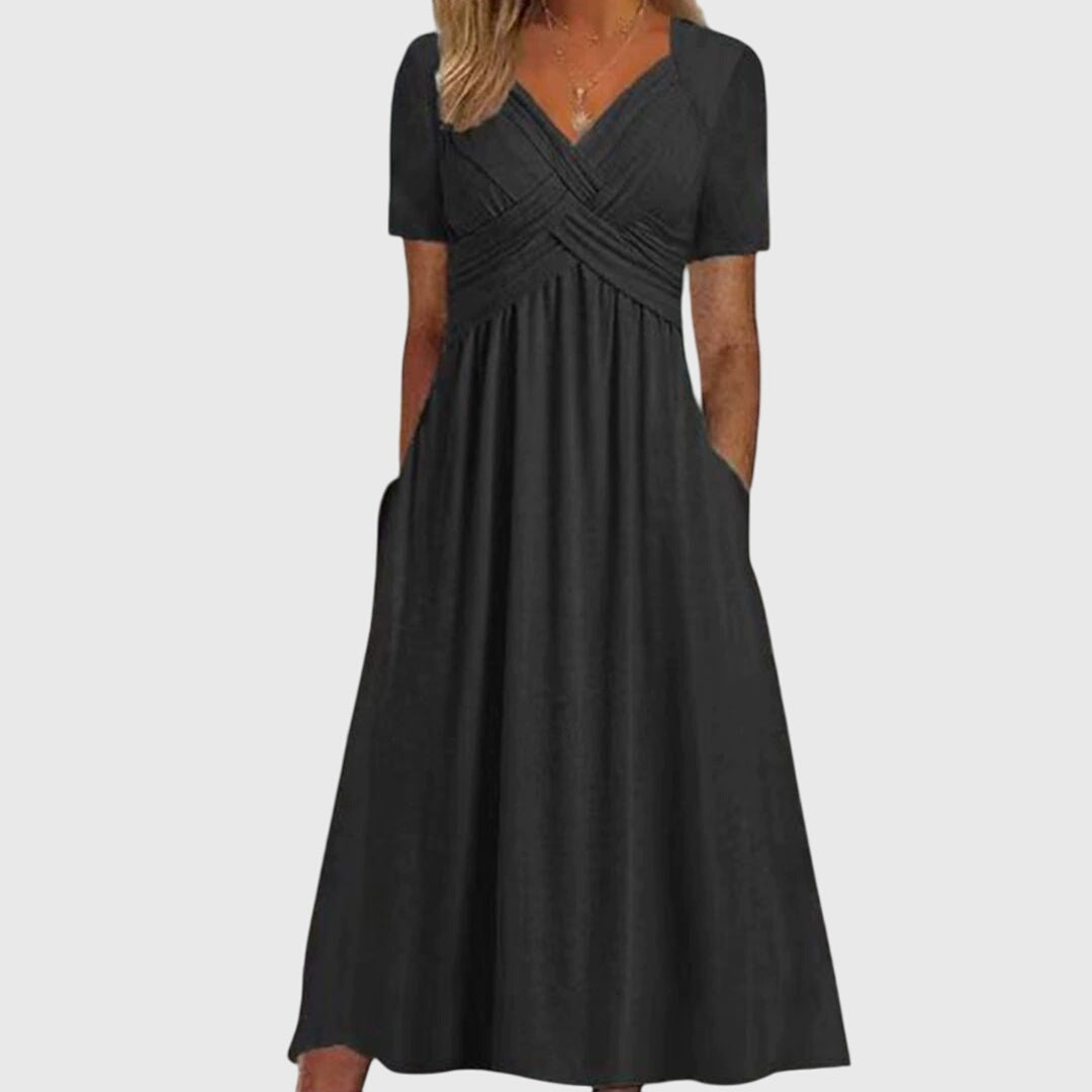 Amanda Flattering Dress | Alaric & Cyniora London