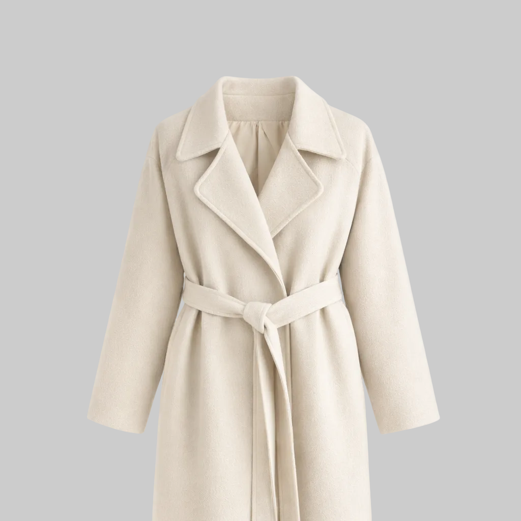 Hayley Elegant Belted Coat | Alaric & Cyniora London