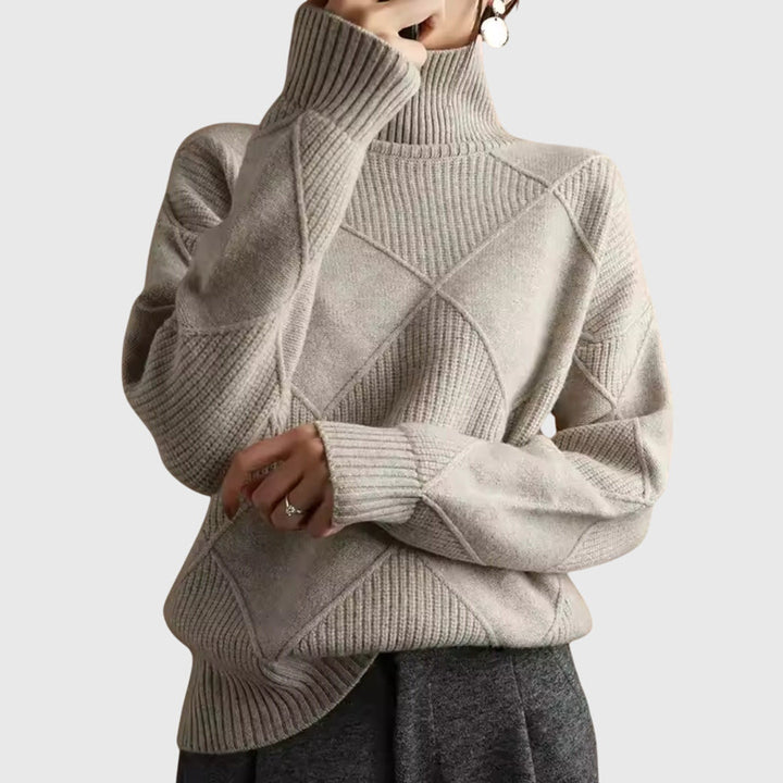 Angela Turtleneck Sweater | Alaric & Cyniora London