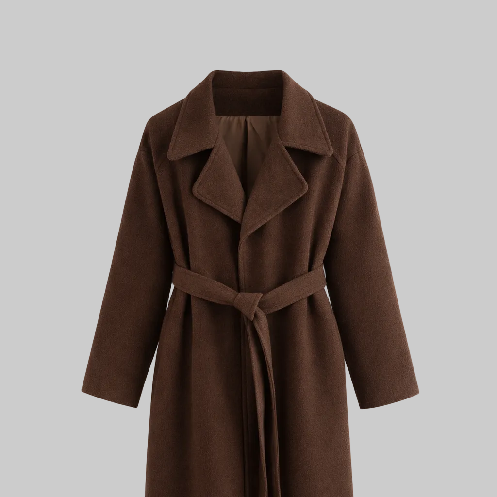 Hayley Elegant Belted Coat | Alaric & Cyniora London