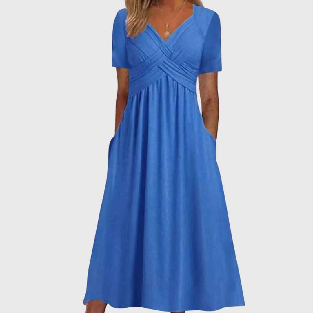 Amanda Flattering Dress | Alaric & Cyniora London
