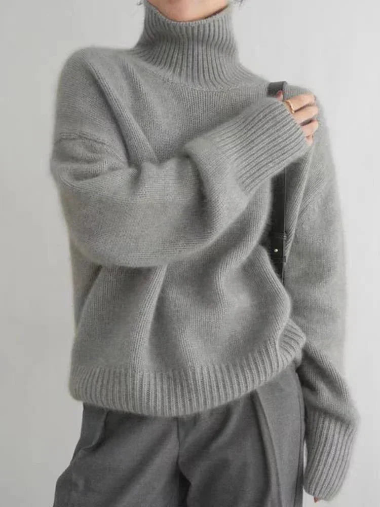 Lottie Cashmere Turtleneck Jumper | Alaric & Cyniora London