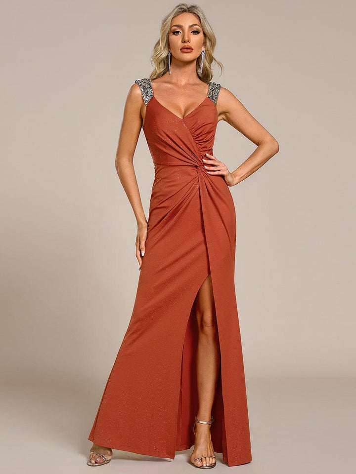 ever NOIRE|Elegant Sequin Prom Dress