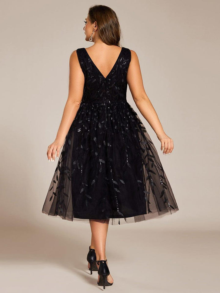 Roux Sequin Evening Midi Dress | Alaric & Cyniora London