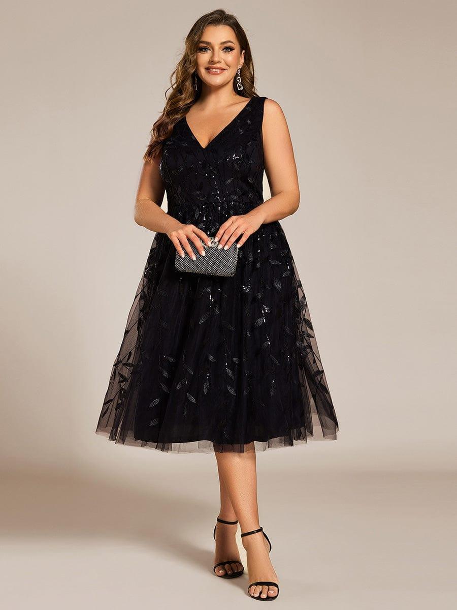 Roux Sequin Evening Midi Dress | Alaric & Cyniora London