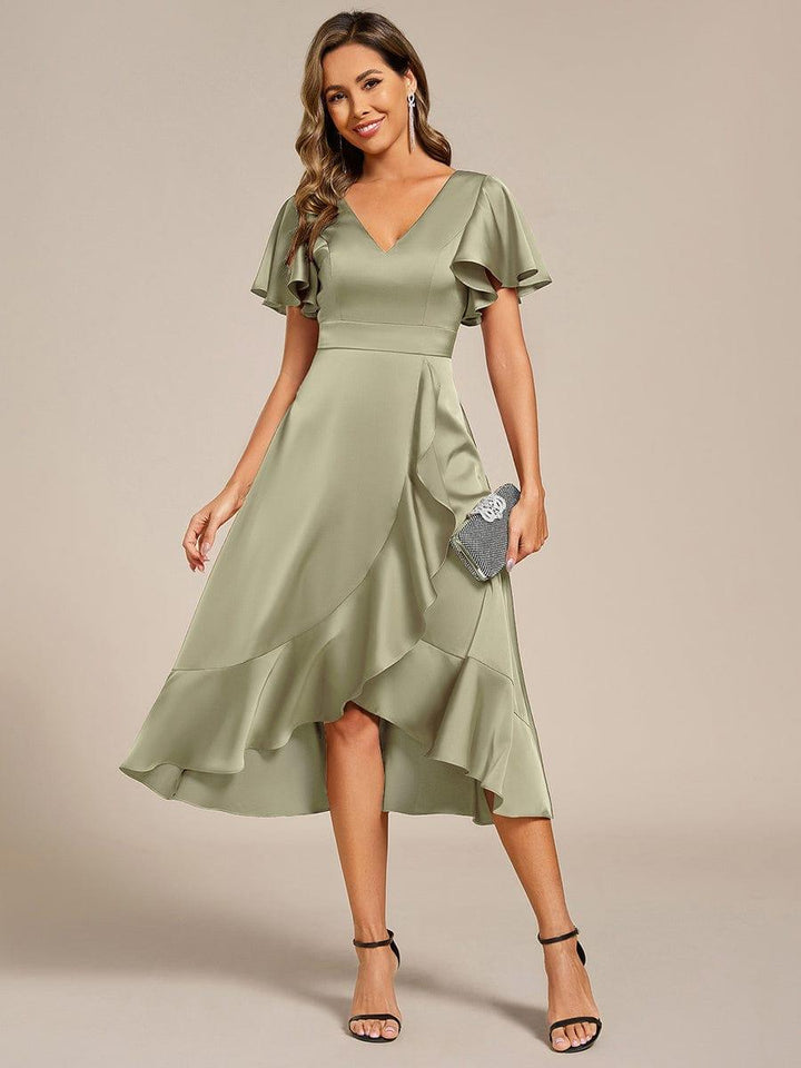 Saige Satin Midi Dress | Alaric & Cyniora London