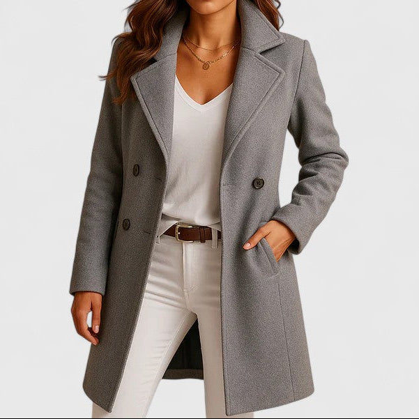Violet Elegant Coat | Alaric & Cyniora London